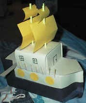 milk carton pirate ship craft