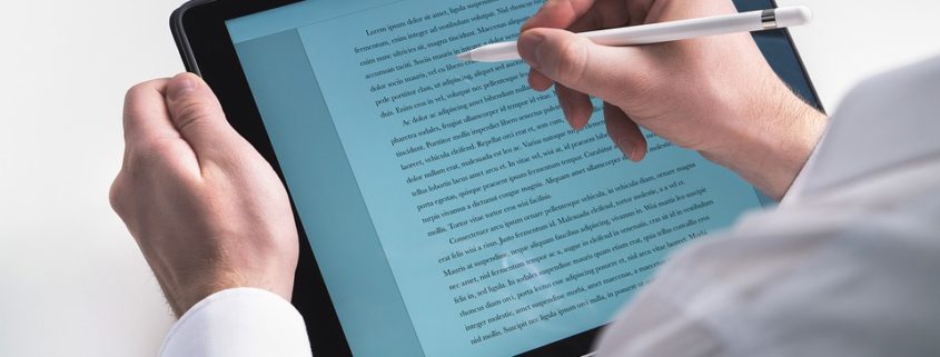 Tablet for writing