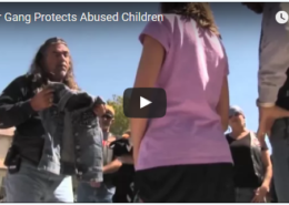 pivotal inspiring video - biker gang protects abused children