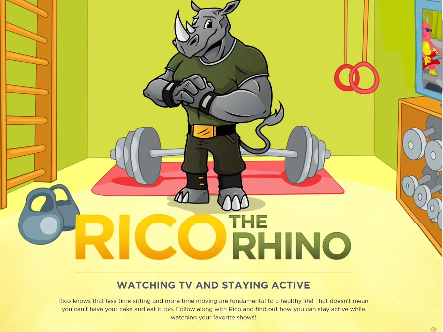 Pivotal Kids Rico the rhino