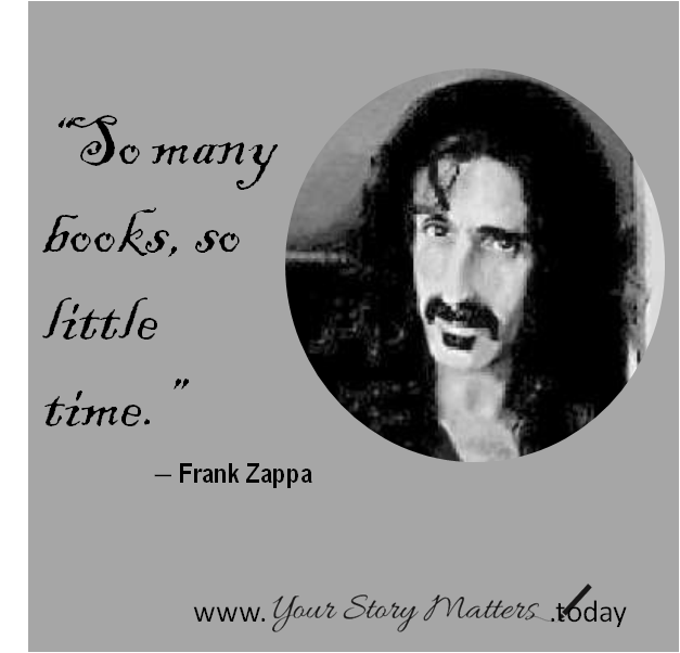 Pivotal book club quote - So many books