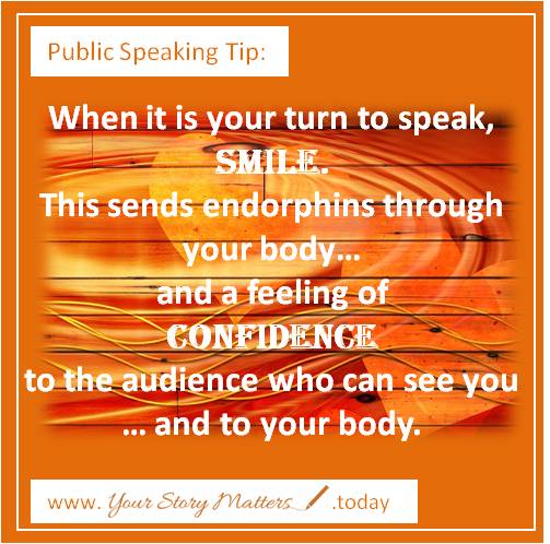 Pivotal Public Speaking - Smile for confidence and connection